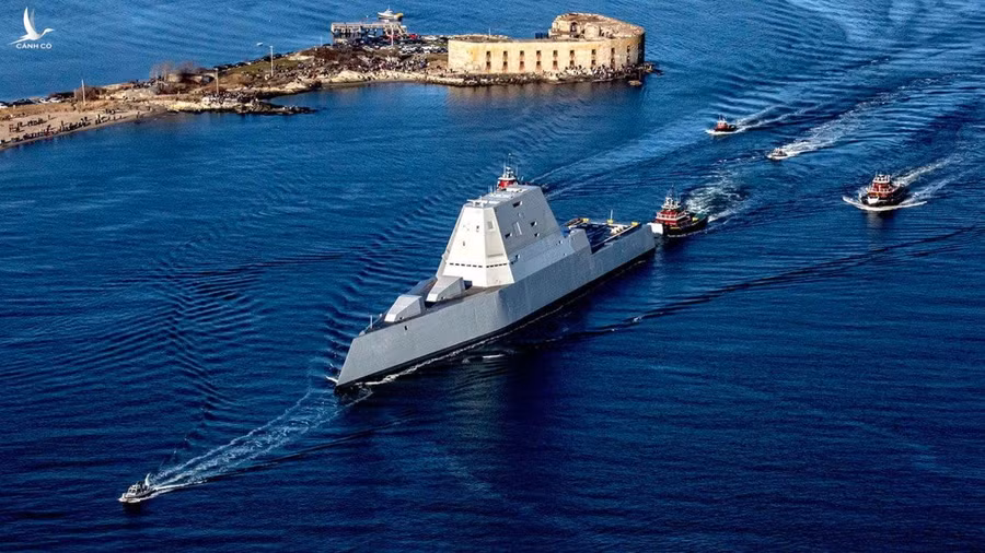 Mỹ nối dài chuỗi ngày thử nghiệm siêu hạm Zumwalt 
