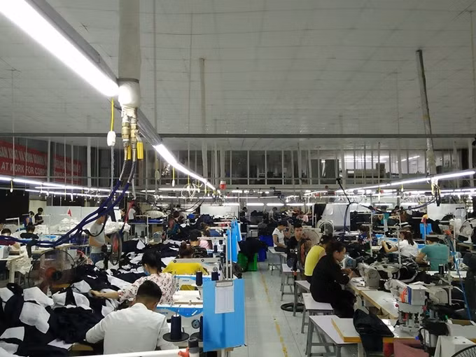 Bên trong một cơ sở sản xuất tại tỉnh Vĩnh Phúc