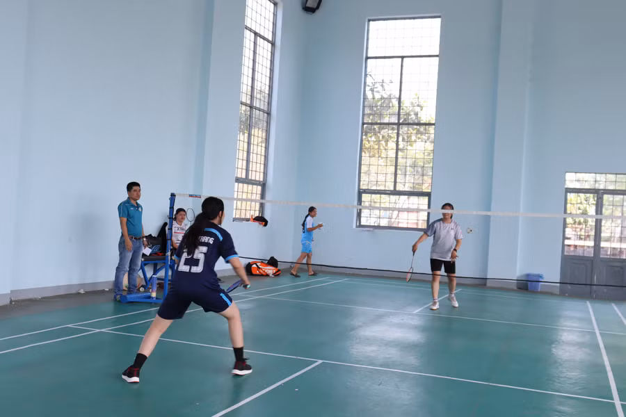 Ngày hội “Thanh thiếu nhi vui khỏe tỉnh Bình Phước” thu hút nhiều thí sinh nữ tham dự.