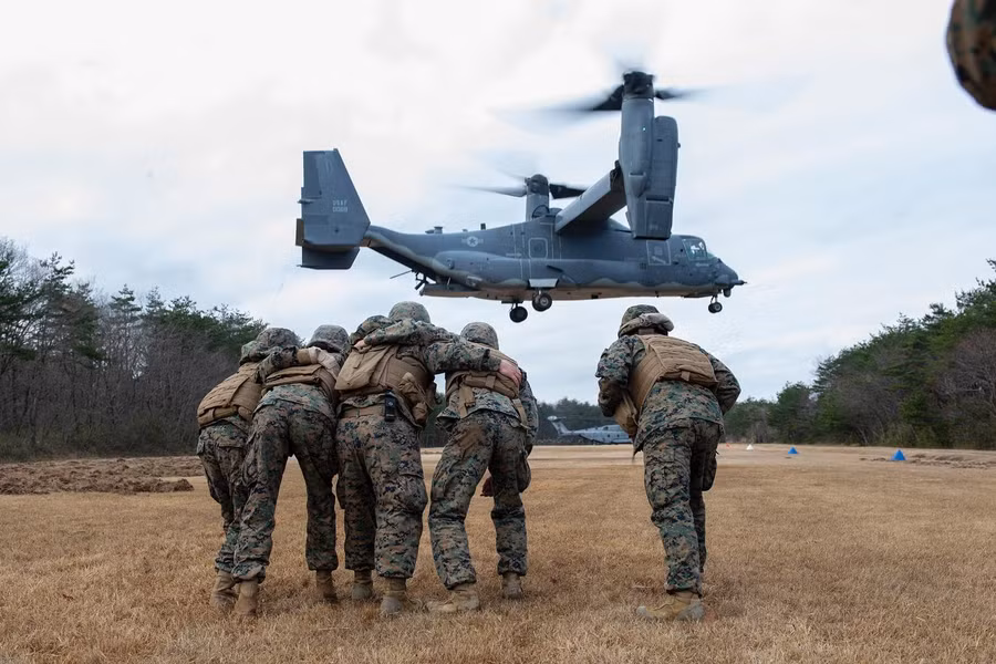 Máy bay CV-22B Osprey.