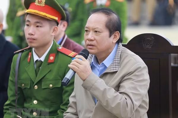 Bị cáo Trương Minh Tuấn- cựu Bộ trưởng Bộ TT&TT