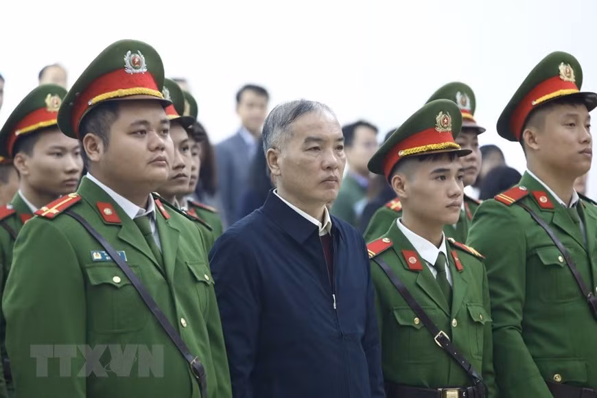 Bị cáo Lê Nam Trà. (ảnh: TTXVN)