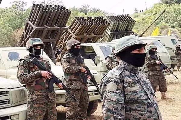 Lực lượng pháo binh của Hezbollah.