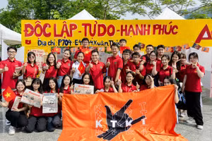 Sinh viên Trường ĐH Kinh tế (ĐH Quốc gia Hà Nội).