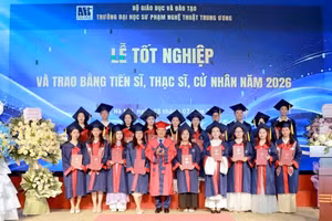 Lễ trao bằng tốt nghiệp cho gần 700 tân tiến sĩ, thạc sĩ và cử nhân năm 2026 tại Trường Đại học Sư phạm Nghệ thuật Trung ương.