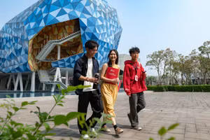 Sinh viên Trường Đại học Anh Quốc Việt Nam. Ảnh minh họa/BUV.