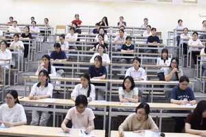 Thí sinh dự Kỳ thi đánh giá năng lực năm 2026 của Trường Đại học Sư phạm Hà Nội.