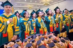 Các tân khoa trong Lễ trao bằng tốt nghiệp và vinh danh năm 2026.