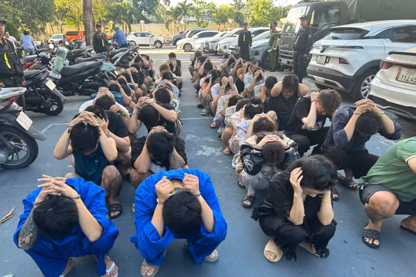 Đường dây ma tuý liên tỉnh bị Công an TPHCM triệt phá. Ảnh: Công an cung cấp.