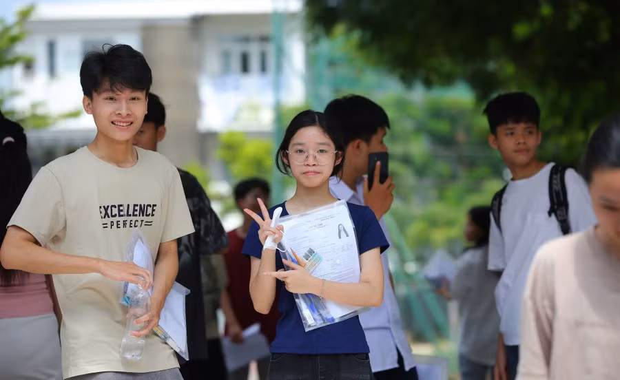 Thí sinh tham dự Kỳ thi tốt nghiệp THPT năm 2025 tại Đà Nẵng. Ảnh: Nhật Anh