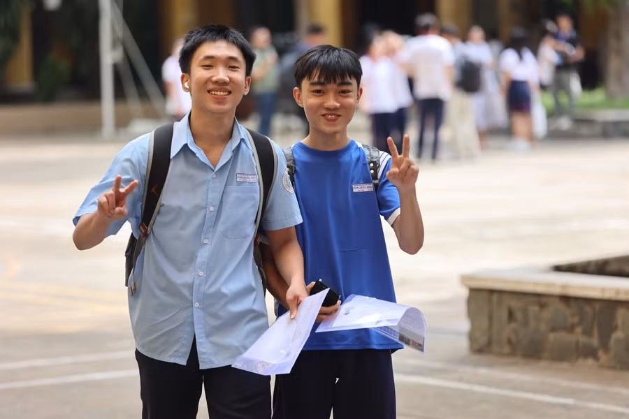 Thí sinh dự thi tốt nghiệp THPT năm 2024 tại TPHCM. Ảnh: Thái Khang