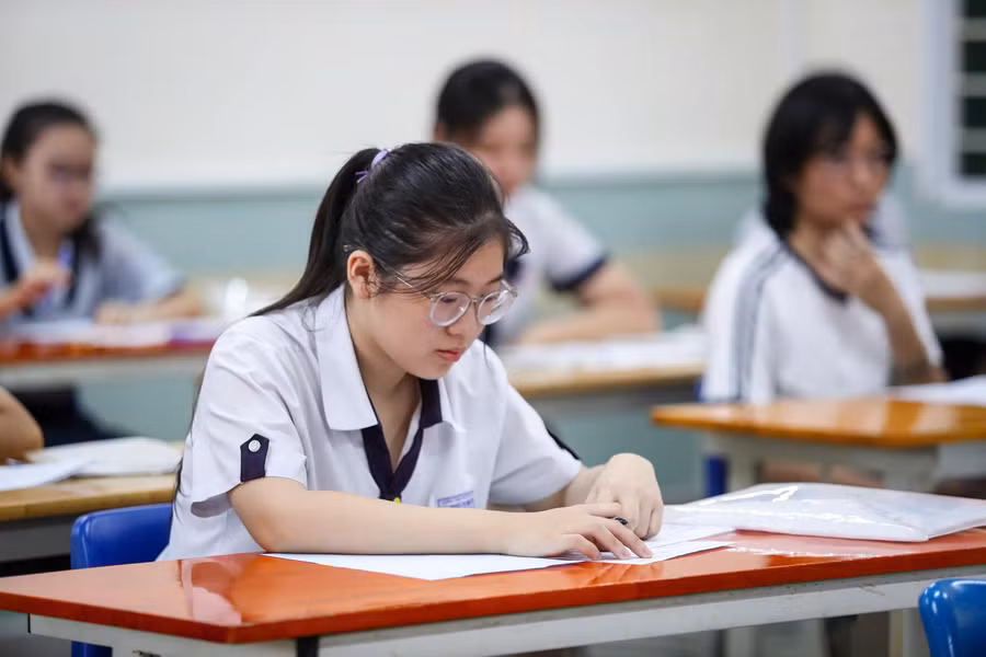 Thí sinh tham dự Kỳ thi tốt nghiệp THPT năm 2025. Ảnh: ITN