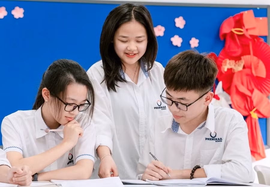 Học sinh phải chủ động, sáng tạo. Ảnh: NTCC