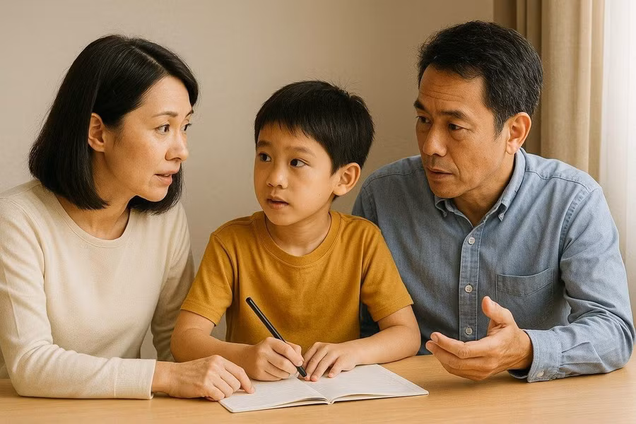 Áp lực từ kỳ vọng của cha mẹ khiến thành tích đôi khi trở thành cuộc đua. Ảnh: ITN.