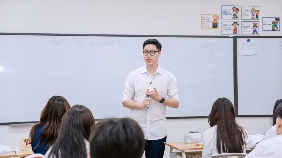 Giờ học tại Phenikaa School. Ảnh: NTCC
