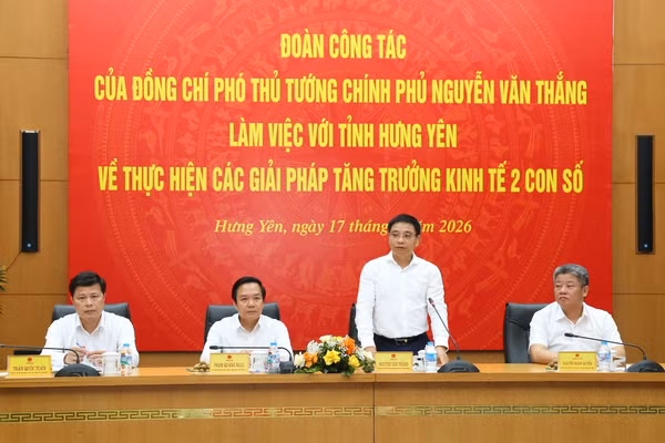 Phó Thủ tướng Nguyễn Văn Thắng chủ trì buổi làm việc.