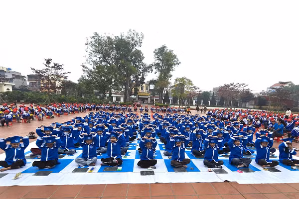 Cuộc thi nhằm tạo sân chơi bổ ích giúp học sinh rèn luyện kỹ năng ngôn ngữ.