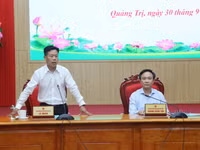 Thứ trưởng Lê Quân ghi nhận nỗ lực của Quảng Trị trong triển khai nhiệm vụ năm học.