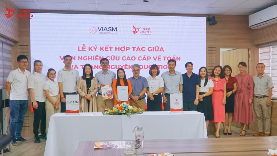 Viện Nghiên cứu cao cấp về Toán vừa ký kết hợp tác với Trạng Nguyên Education.