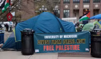 Chùm ảnh sinh viên Mỹ rần rần biểu tình ủng hộ Palestine