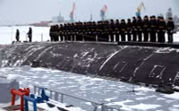 Chùm ảnh Tổng thống Putin dự lễ tiếp nhận 2 tàu ngầm hạt nhân ‘không có đối thủ’