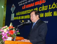 Khai mạc giải Karatedo và Cầu lông sinh viên, học sinh chuyên nghiệp toàn quốc ảnh 1 Khai mạc giải Karatedo và Cầu lông sinh viên, học sinh chuyên nghiệp toàn quốc ảnh 1
