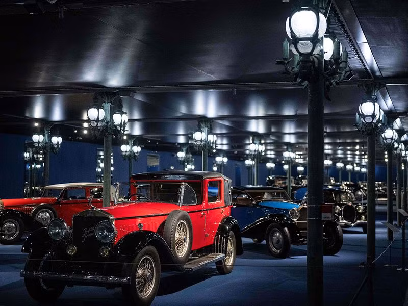Một chiếc xe mui trần Hispano Suiza k6 đời 1932 sẽ xuất hiện trong cuộc triển lãm khai mạc vào cuối tuần này tại Musée National de l'Automobile, miền đông nước Pháp. (Ảnh: AFP) Chùm ảnh bộ sưu tập ôtô cổ cực đẹp của Hoàng tử Monaco
