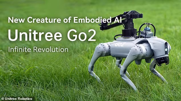 Được gọi là Go2, 'robot bốn chân thông minh' có thể nhảy múa, trồng cây chuối trong khi đung đưa chân trong không trung và thậm chí lao ra chào chủ nhân – hệt như một chú chó thực thụ. Chùm ảnh robot chó cưng giá 1.600 USD