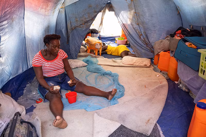 Chùm ảnh sự hỗn loạn ở Haiti 