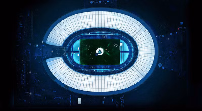UEFA EURO 2024 được tổ chức từ ngày 14/6 - 4/7 tại 10 thành phố của Đức. Sân vận động Olympic Berlin sẽ tổ chức 6 trận đấu: 3 trận ở vòng bảng, 1 trận vòng 16 đội, 1 trận tứ kết và trận chung kết. (Ảnh: Inaki Esnaola/Tân Hoa Xã). Sân vận động Olympic Berlin trước giờ khai màn trận Tây Ban Nha-Croatia