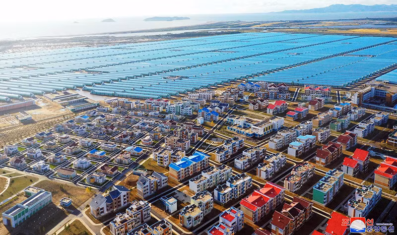 Trang trại nhà kính Ryonpho. Chùm ảnh những công trình kiến trúc đô thị ấn tượng ở Triều Tiên