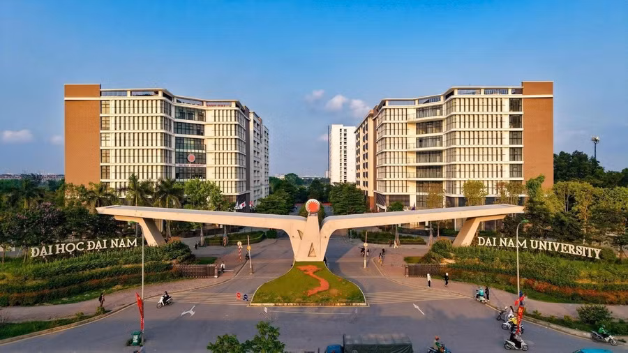 Toàn cảnh trường Đại học Đại Nam.