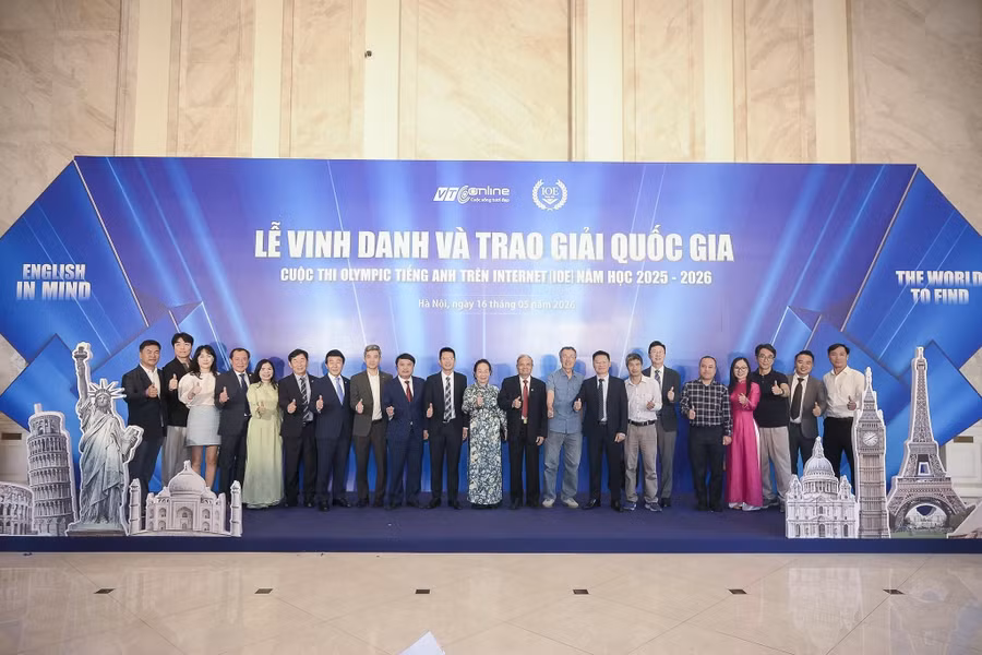 Lễ Vinh danh và Trao giải Quốc gia IOE năm học 2025-2026 tại Hà Nội.