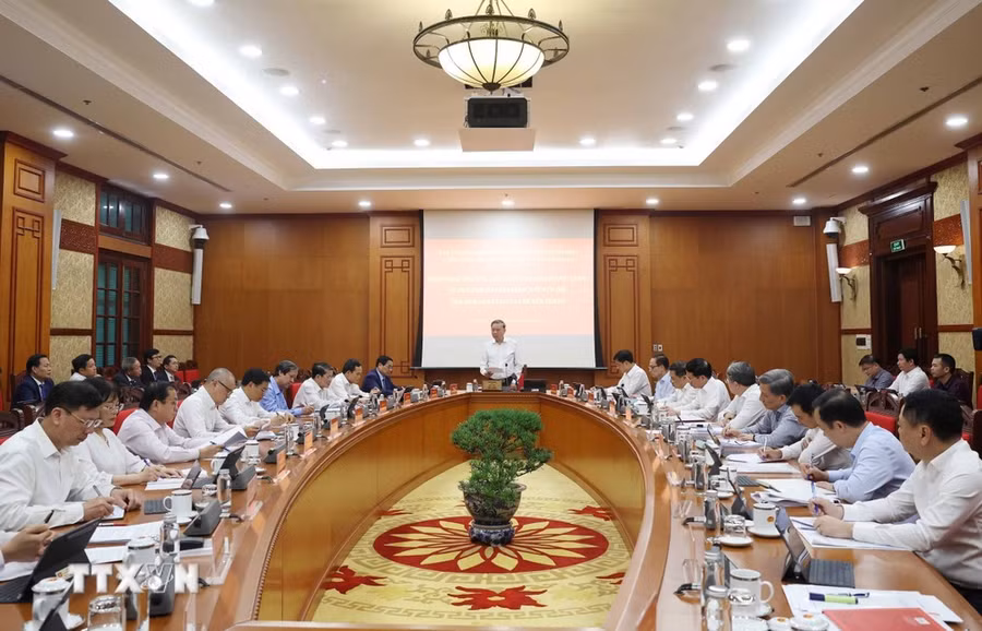 Tổng Bí thư Tô Lâm phát biểu. (Ảnh: Thống Nhất/TTXVN)