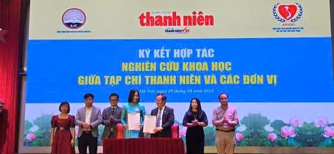 Tạp chí Thanh niên ký kết hợp tác nghiên cứu khoa học với các cơ quan, đơn vị nhằm lan tỏa không gian công bố học thuật
