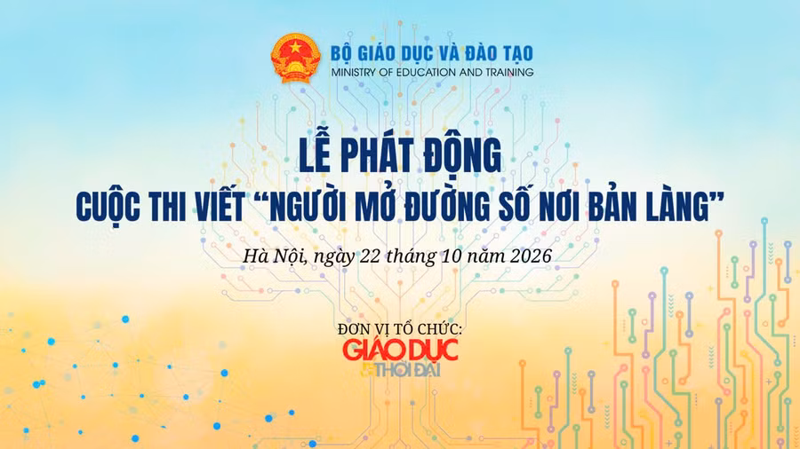 Thể lệ cuộc thi viết 'Người mở đường số nơi bản làng'