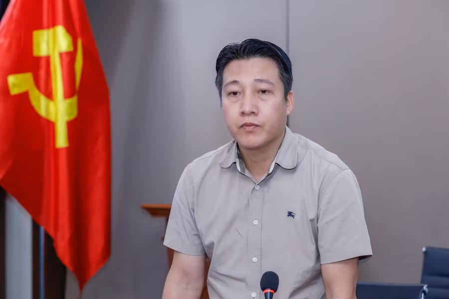 Ông Nguyễn Văn Dũng, Phó Tổng Biên tập Báo Đại đoàn kết chia sẻ về vai trò của báo chí trong lan tỏa các sự kiện lớn hướng tới APEC 2027. Ảnh: Quang Vinh.
