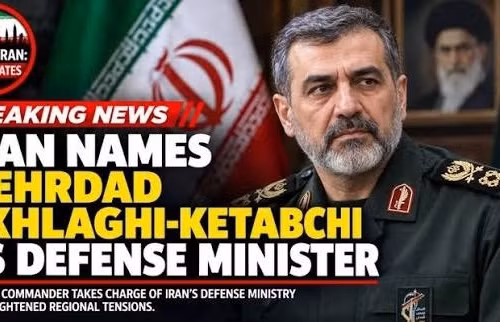 Tân Bộ trưởng Bộ Quốc phòng Iran Mehrdad Akhlaqi Ketabchi.