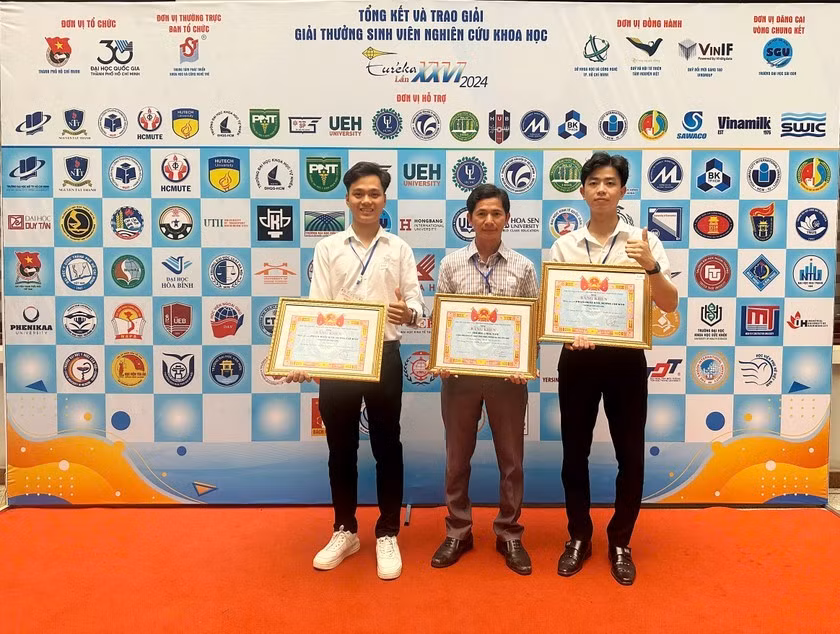 Đề tài của nhóm sinh viên đoạt giải Ba - Giải thưởng Sinh viên nghiên cứu khoa học - Euréka lần thứ 26.