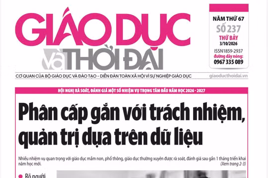 Tin tức báo in 3/10: Phân cấp gắn với trách nhiệm, quản trị dựa trên dữ liệu