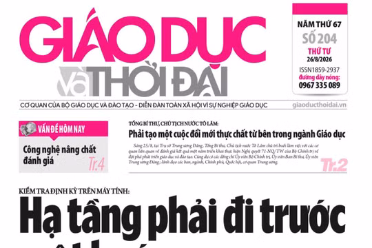 Tin tức báo in 26/8: Động lực để nhà giáo cống hiến