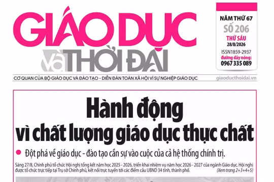 Tin tức báo in 28/8: Hành động vì chất lượng giáo dục thực chất