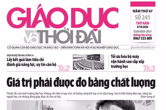 Tin tức báo in 8/10: Chuẩn hóa phương thức xét tuyển đại học