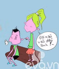 Chết cười khi vợ đòi xem bóng đá cùng chồng - 4