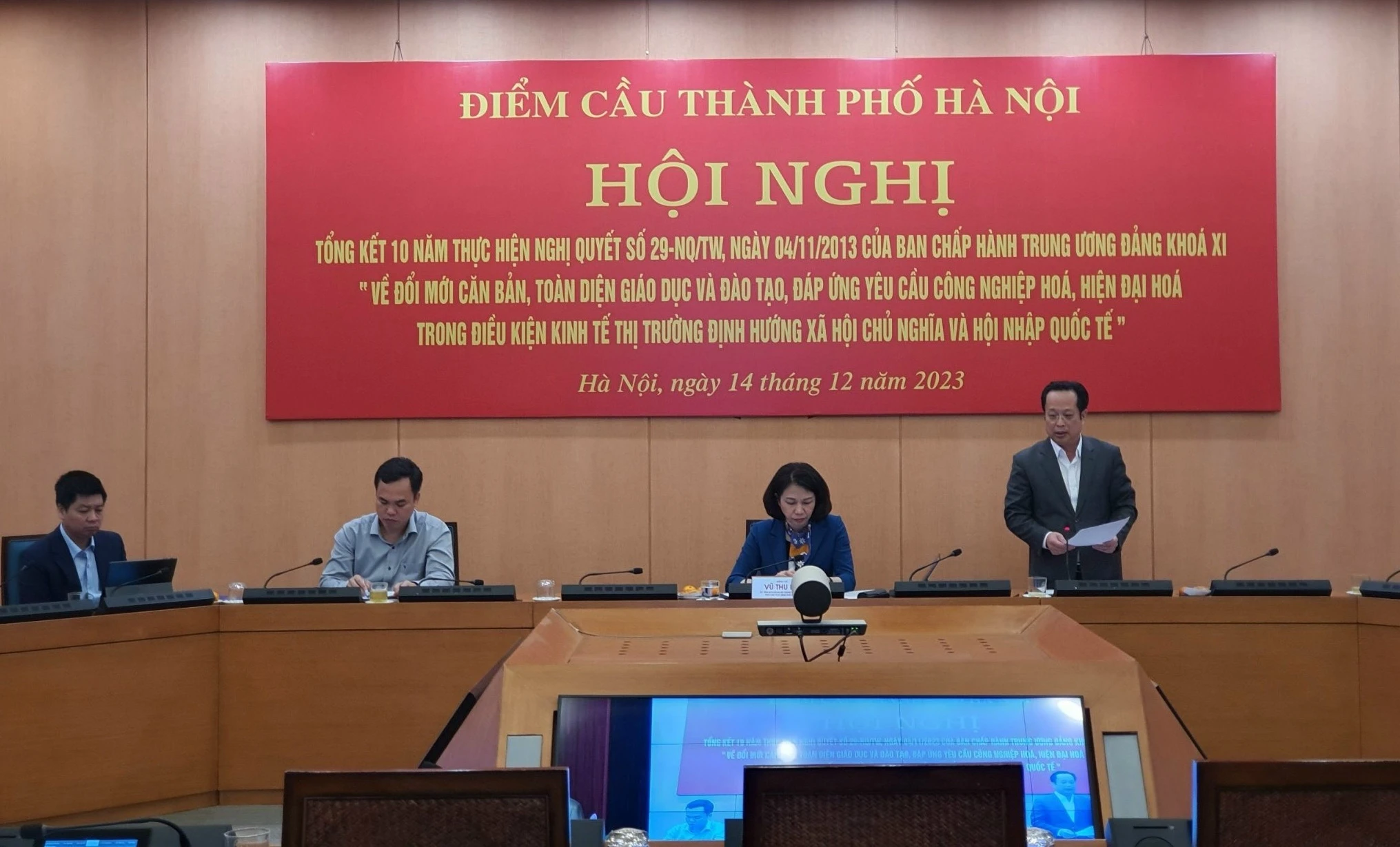 Điểm cầu Hà Nội.