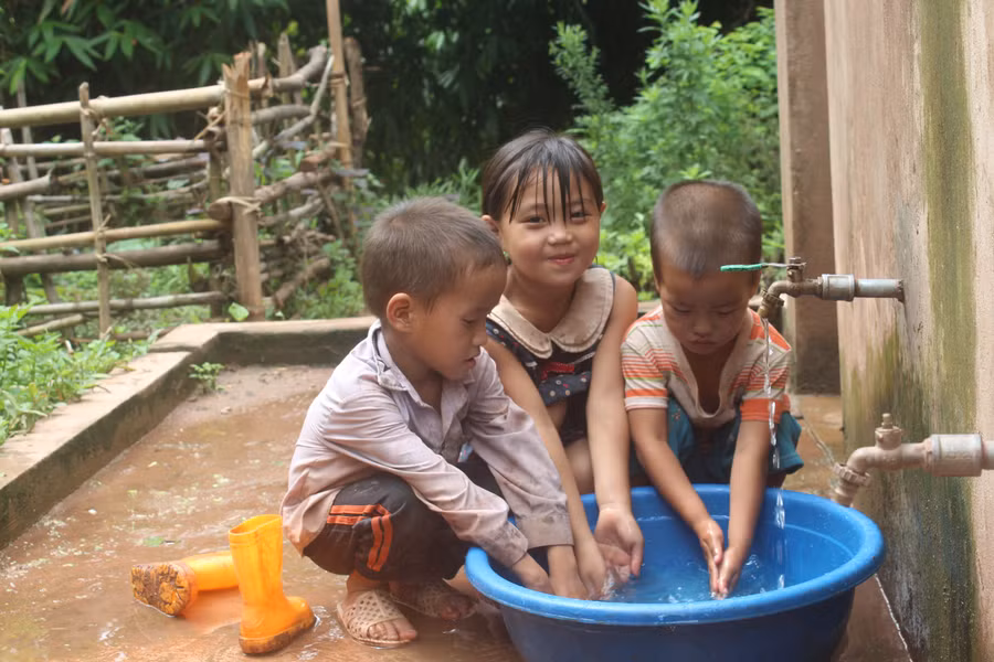 Tỷ lệ người dân sử dụng nước hợp vệ sinh tại Điện Biên đạt gần 97%.