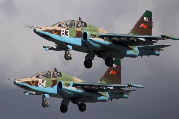 Belarus đã nhận tên lửa Iskander-M và cường kích Su-25 sửa đổi từ Nga để mang vũ khí hạt nhân.