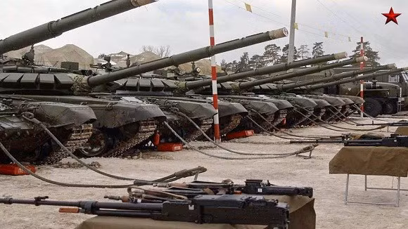 Xe tăng T-72BZ của Quân đội Nga.