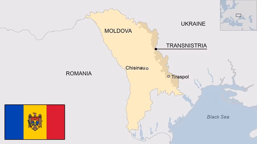 Vùng lãnh thổ ly khai Transnistria của Moldova muốn "sáp nhập vào Nga" như vùng Donbass của Ukraine.