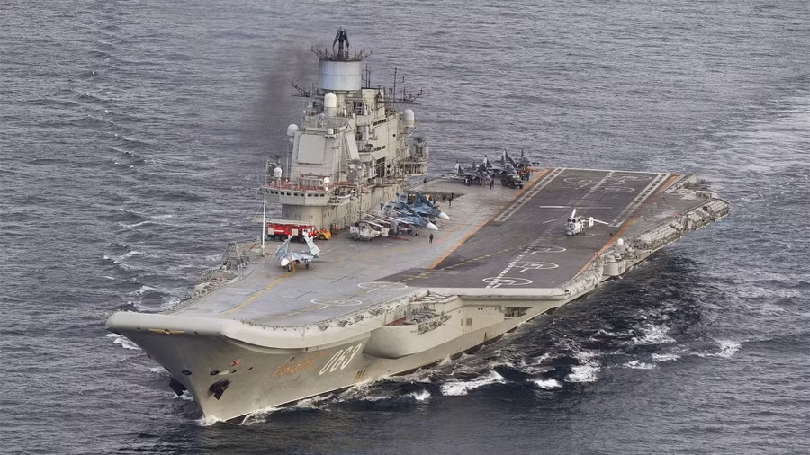 Đô đốc Kuznetsov là tàu sân bay duy nhất của Hải quân Nga.